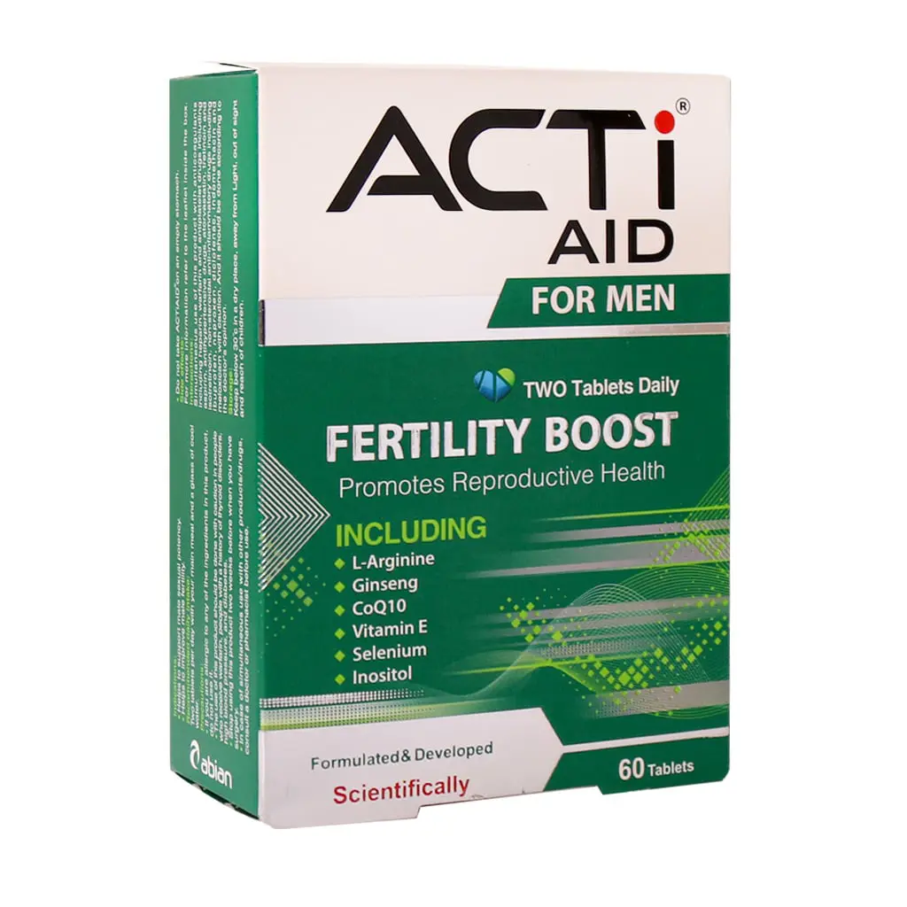 قرص اکتی اید آقایان ابیان دارو ۶۰ عدد ۱ (Abian Darou Acti Aid For Men 60 Tablets 1)