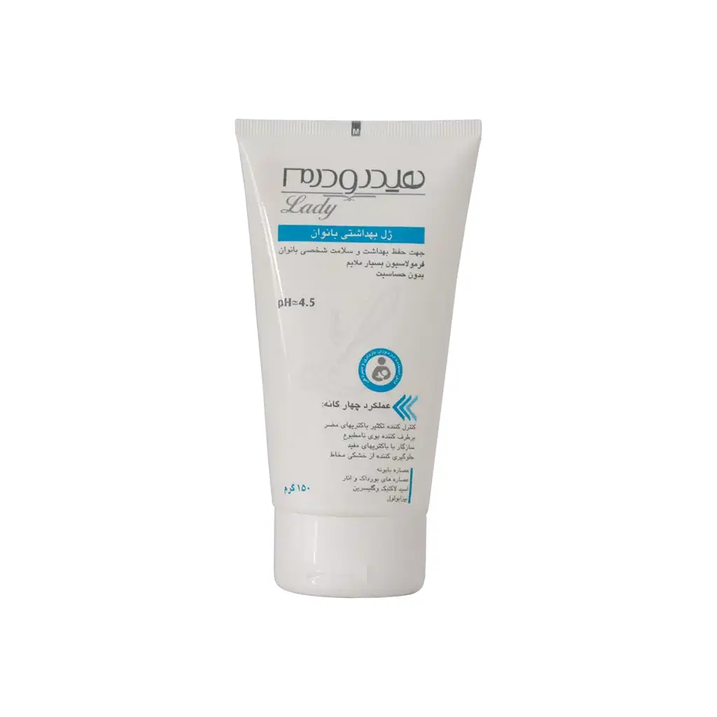 ژل بهداشتی بانوان هیدرودرم ۱۵۰ گرم ۱ (Hydroderm Intime Genital Cleansing Gel 150 g Gel 1)